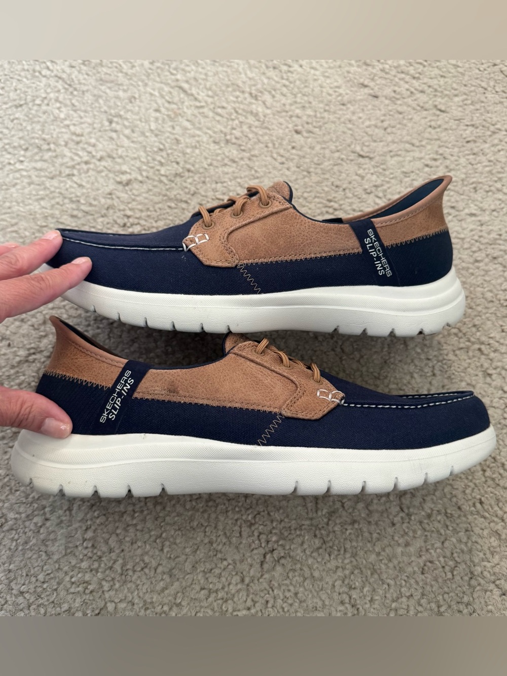 Skechers Shoes Womens 9.5 On The Go palmilla Boat hands free slip ons